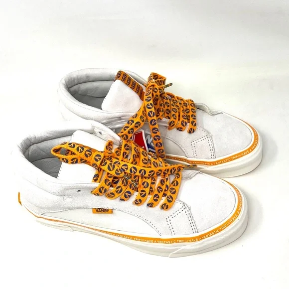 VANS X TAKA HAYASHI SNAKE TRAIL LX Suede Marshmallow Men's Sneakers VN0A4UWR26L - Picture 3 of 9